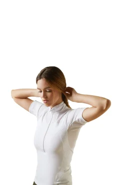 Hot Ascent konkurranseskjorte med 1/4 glidelås for kvinner Stevne