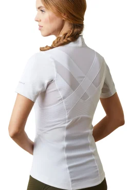 Hot Ascent konkurranseskjorte med 1/4 glidelås for kvinner Stevne