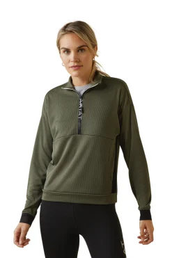 Clearance Breathe 1/2 Zip Genser for kvinner Gensere & Fleece