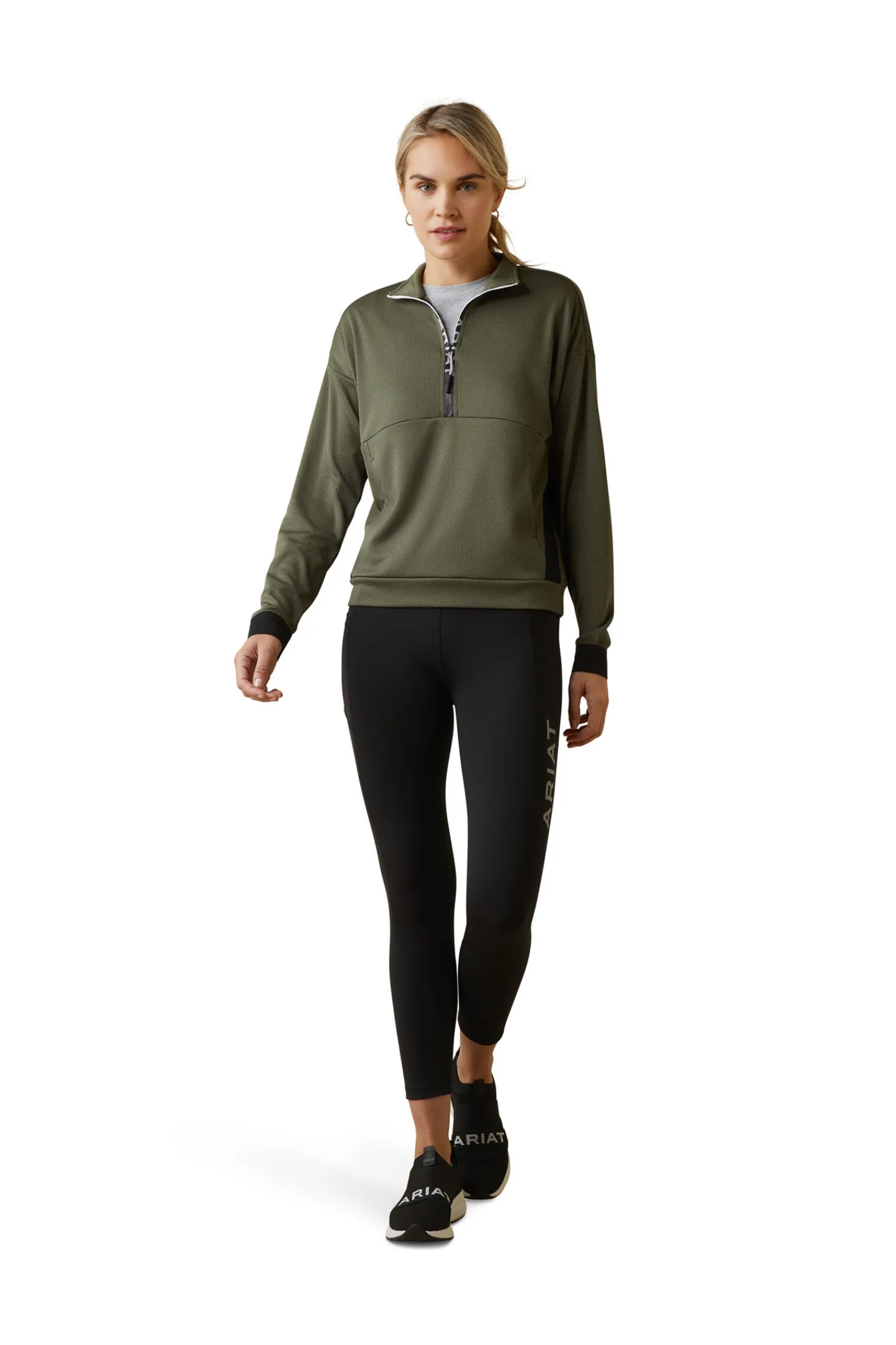 Clearance Breathe 1/2 Zip Genser for kvinner Gensere & Fleece