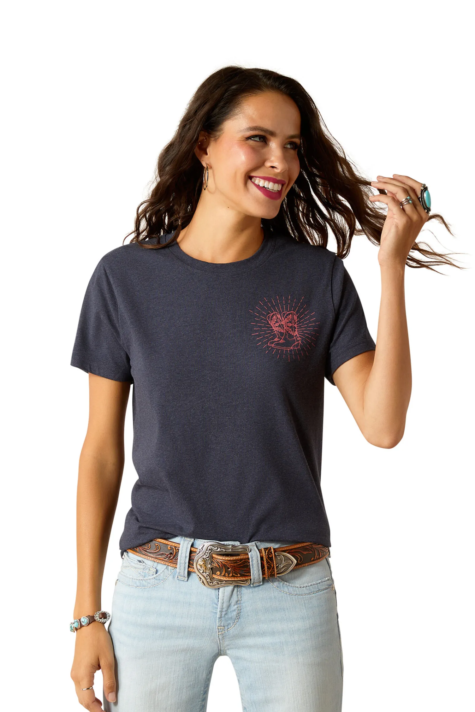 Online Dame T-skjorte med korte ermer Genuine Skjorter Og Topper