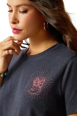 Online Dame T-skjorte med korte ermer Genuine Skjorter Og Topper