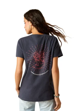 Online Dame T-skjorte med korte ermer Genuine Skjorter Og Topper