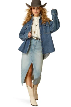 Discount Denim Skjortejakke Jakker Og Frakker