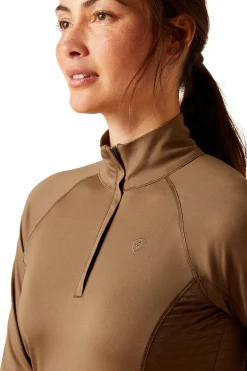 Discount Lowell 2.0 langermet skjorte med 1/4 glidelås, dame Skjorter Og Topper