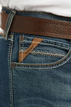 Online M8 Modern Tekstretch Slim Leg jeans til herre Ridebukser Til Herre