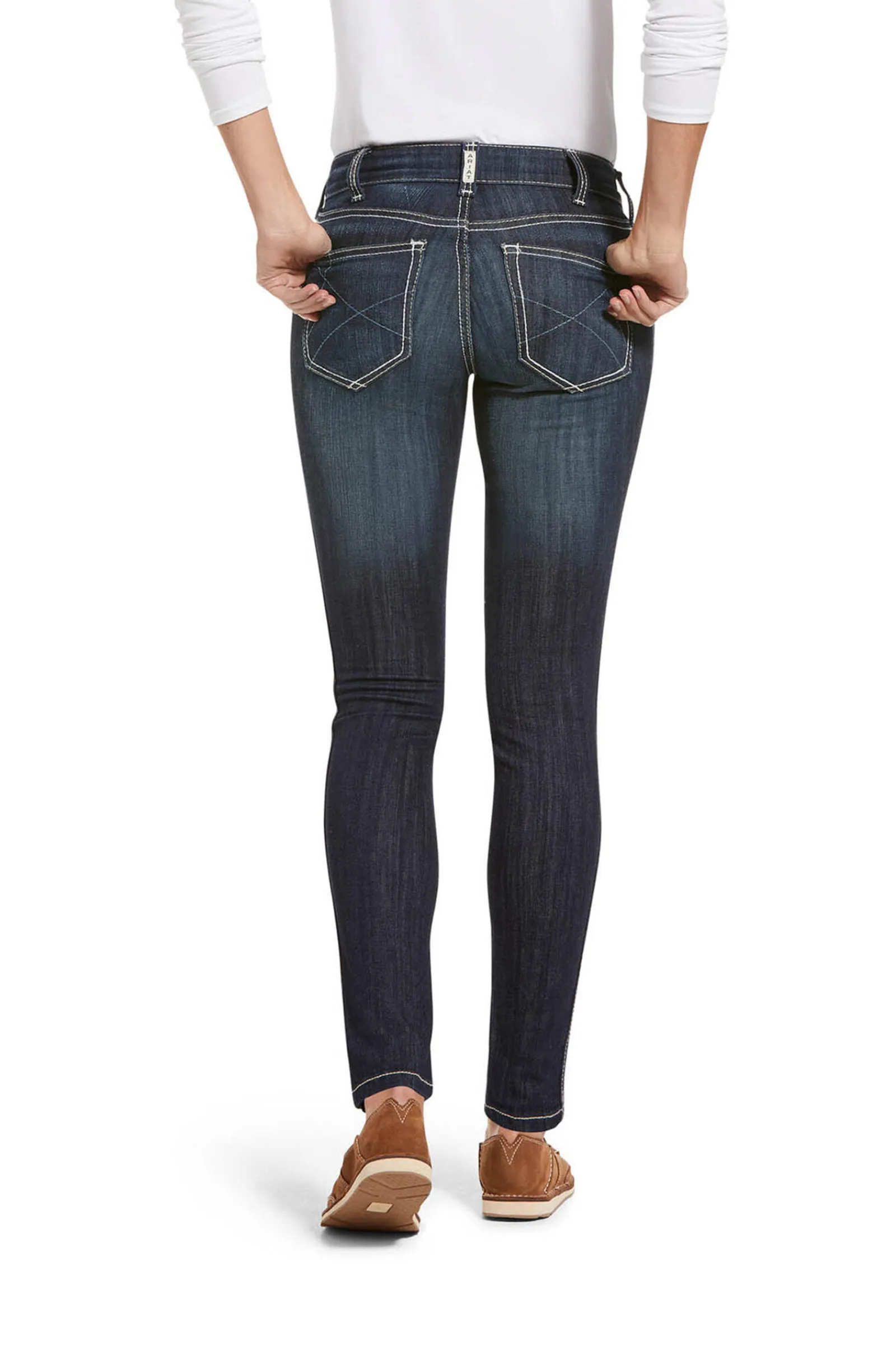 Real Mid Rise Skinny Ella, dame Jodhpur Ridebukser