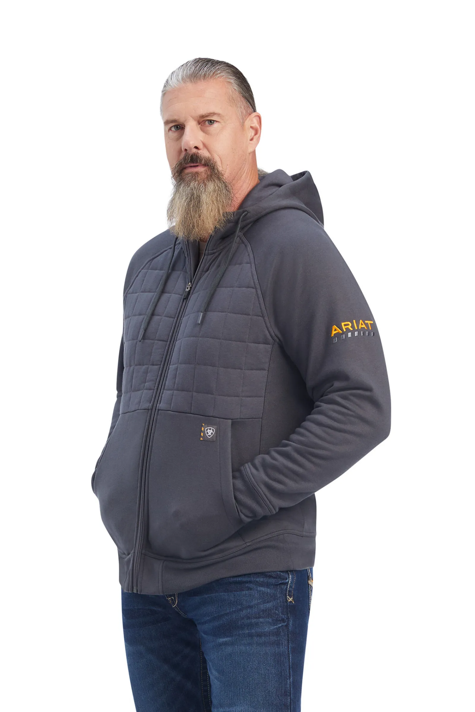 Outlet Rebar Regulator jakke med glidelås til herre Ridejakker Og Ridevester