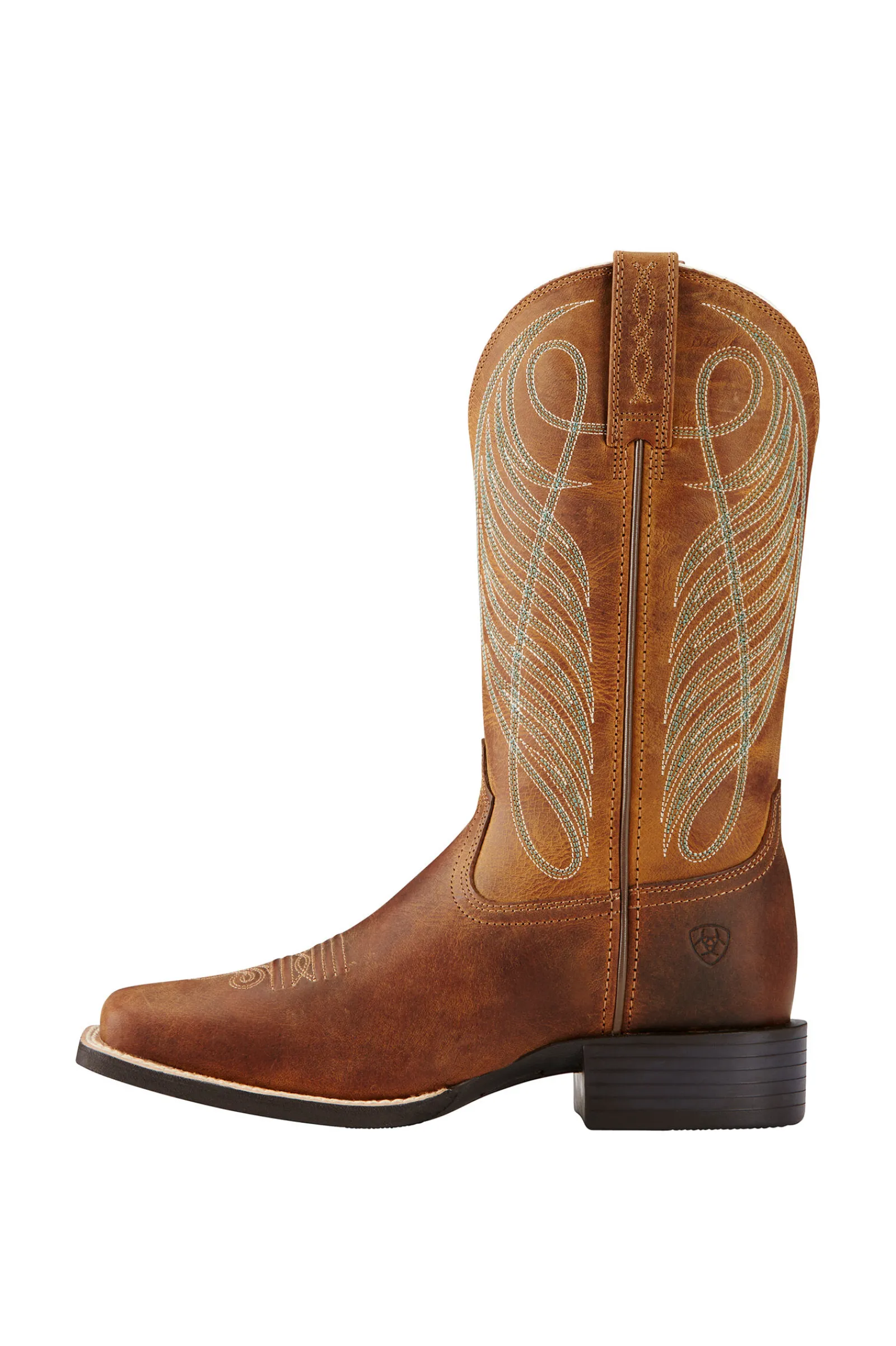 New Round Up Wide Square Toe dames westernstøvler Western|Ridebukser