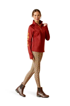 Best Tek Team sweatshirt med 1/2 glidelås, dame Gensere & Fleece