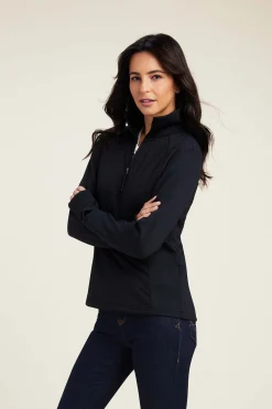 Outlet Venture sweatshirt med 1/2 glidelås til dame Gensere & Fleece