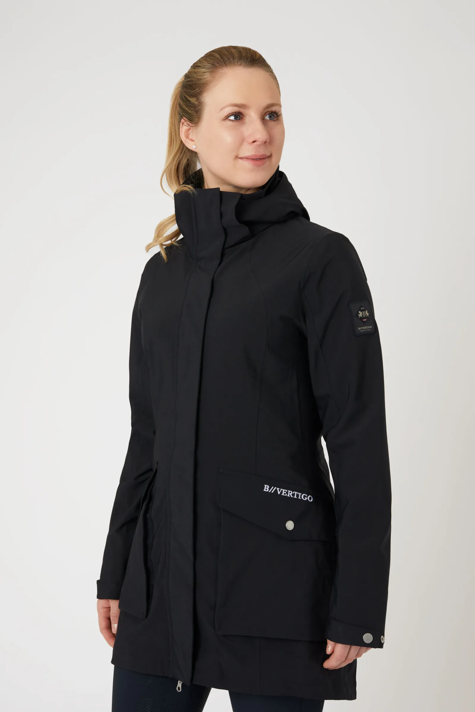 Sale B Vertigo Caroline lang ridejakke, dame Jakker Og Frakker