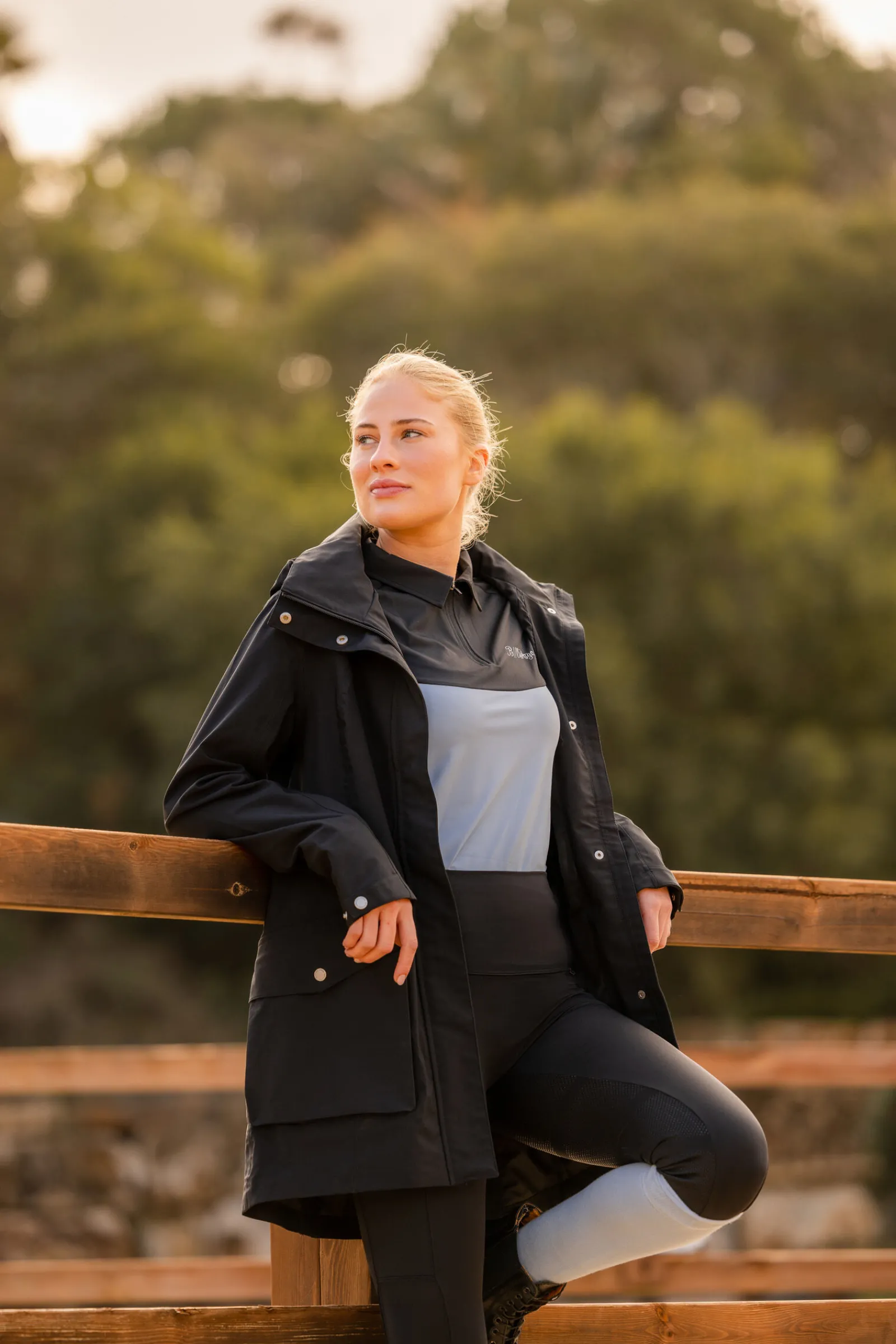 Sale B Vertigo Caroline lang ridejakke, dame Jakker Og Frakker