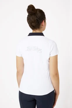 Online B Vertigo Claudine kortermet poloskjorte, dame Skjorter Og Topper