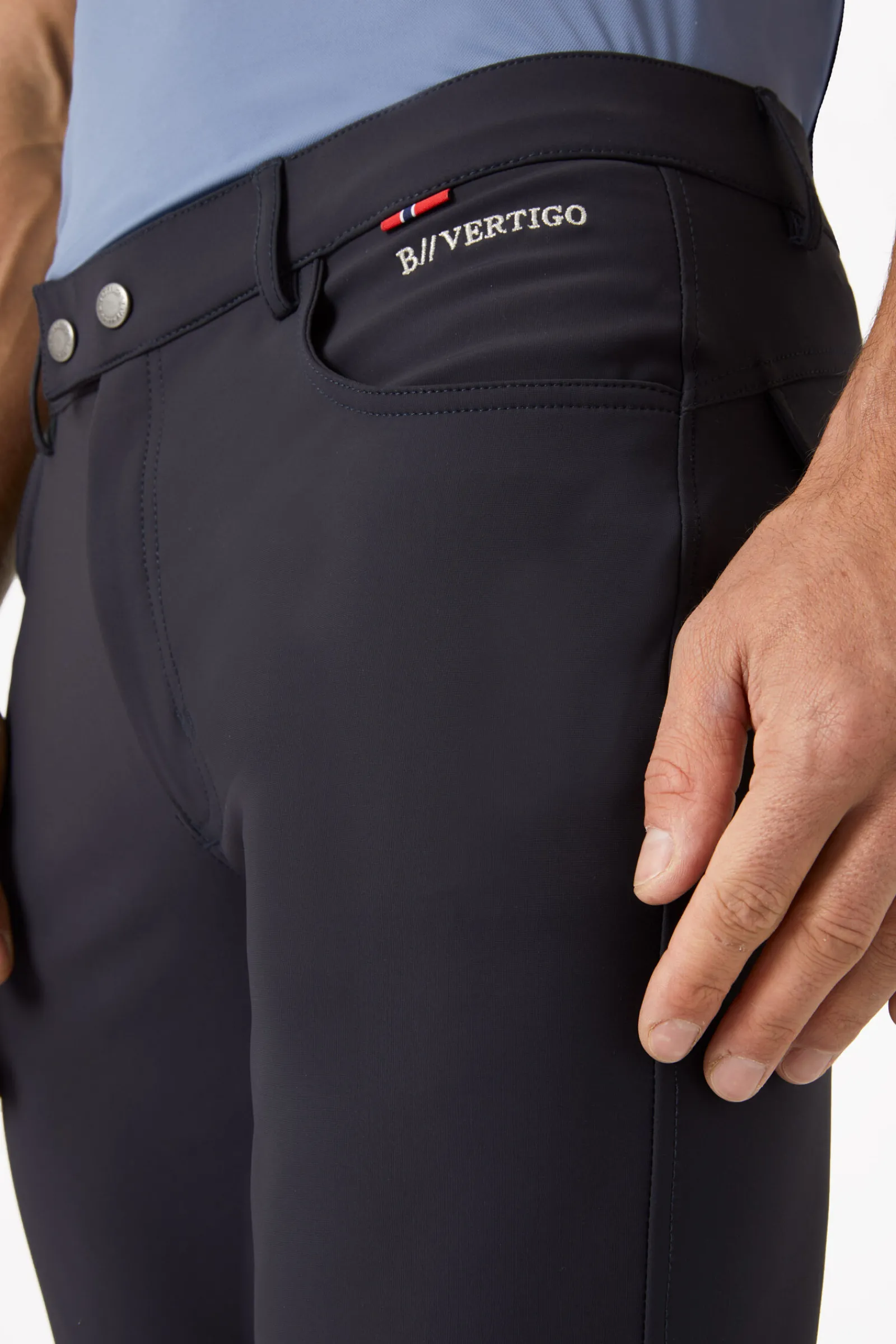 B Vertigo Damien kneforsterket ridebukse, herre Ridebukser Til Herre