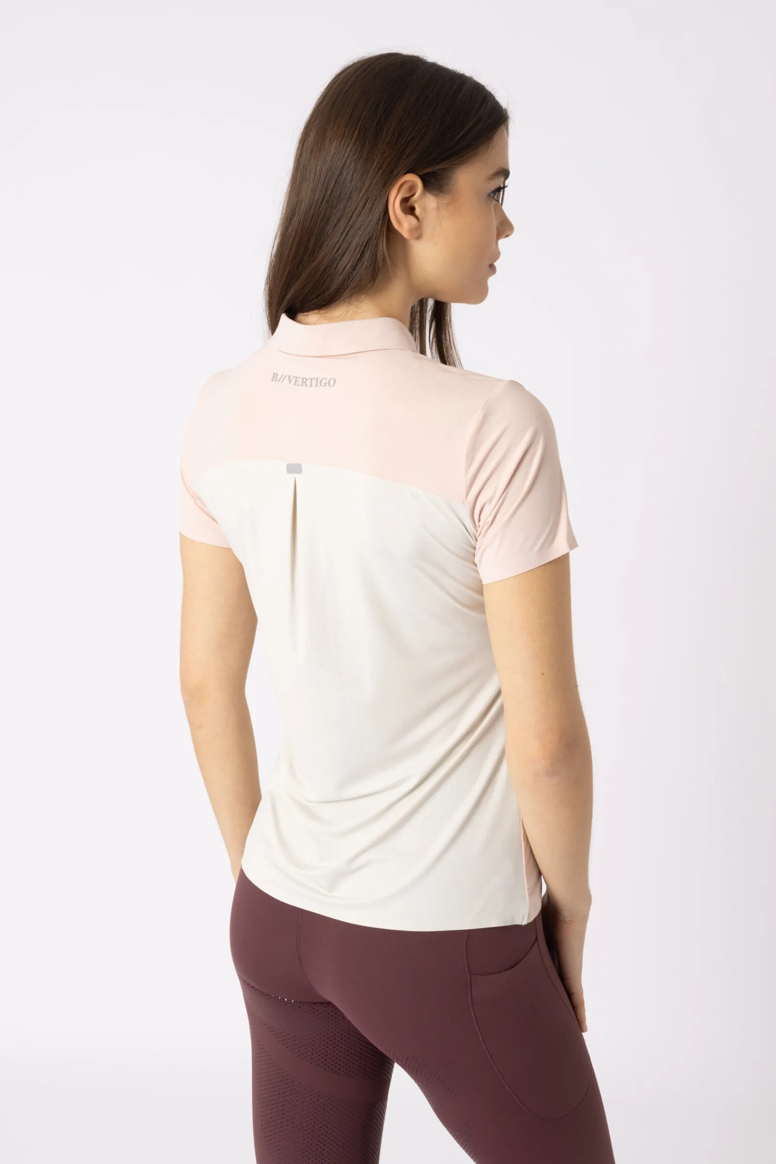 Clearance B Vertigo Daphne sømløs poloskjorte til dame Skjorter Og Topper