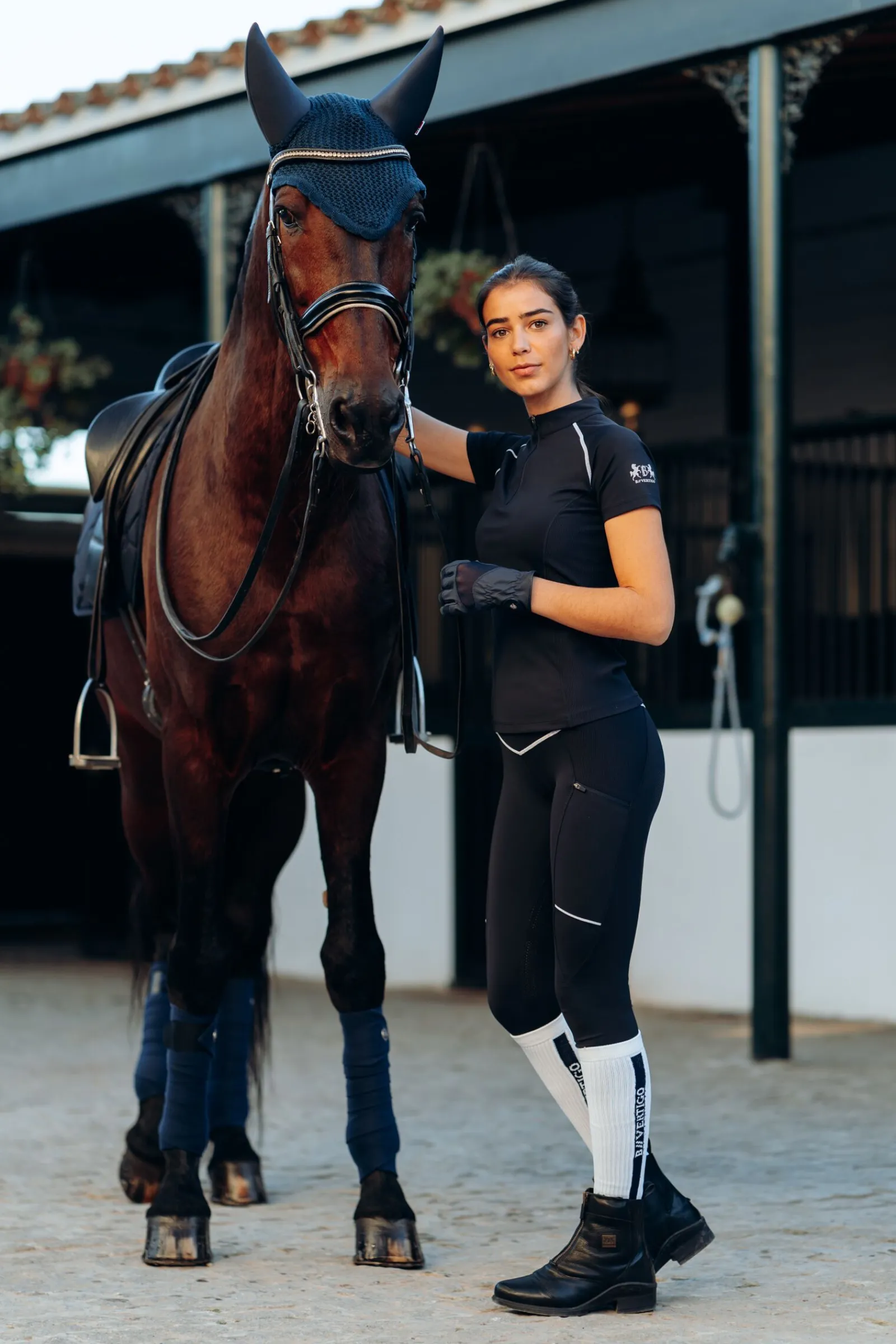 New B Vertigo funksjonelle ridesokker Ridestrømper