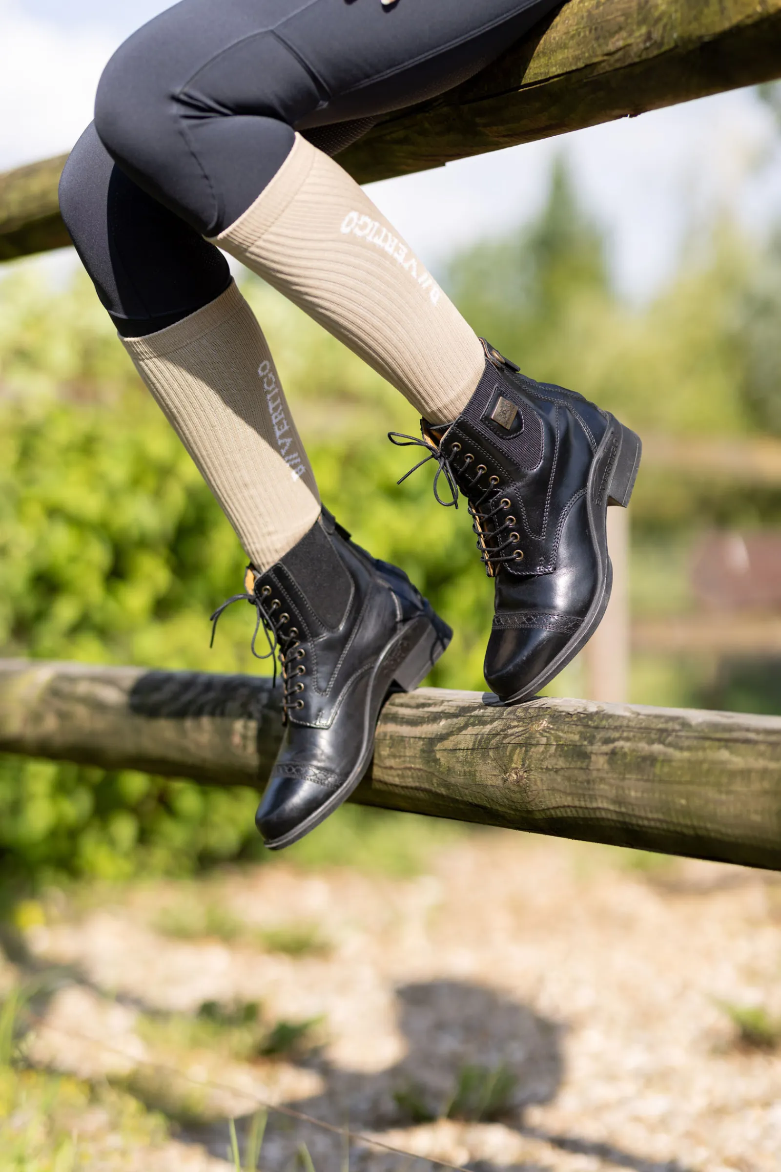 Clearance B Vertigo Jupiter jodhpursko i lær med frontlisser, dame Ridesko Og Jodphurs