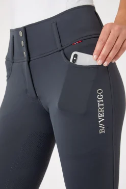 Sale B Vertigo Meghan helforsterkede ridebukser med høyt liv til dame Helforsterkede Ridebukser