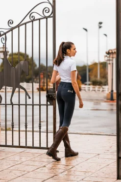 Sale B Vertigo Meghan helforsterkede ridebukser med høyt liv til dame Helforsterkede Ridebukser