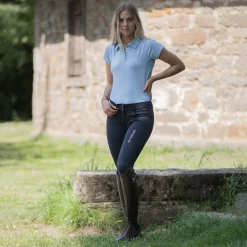 B Vertigo Meghan ridebukse med kneforstering i silikon, dame Kneforsterkede Ridebukser