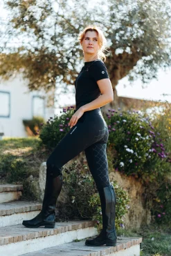 Best B Vertigo Natalia ridebukser med blondelommer, dame Helforsterkede Ridebukser