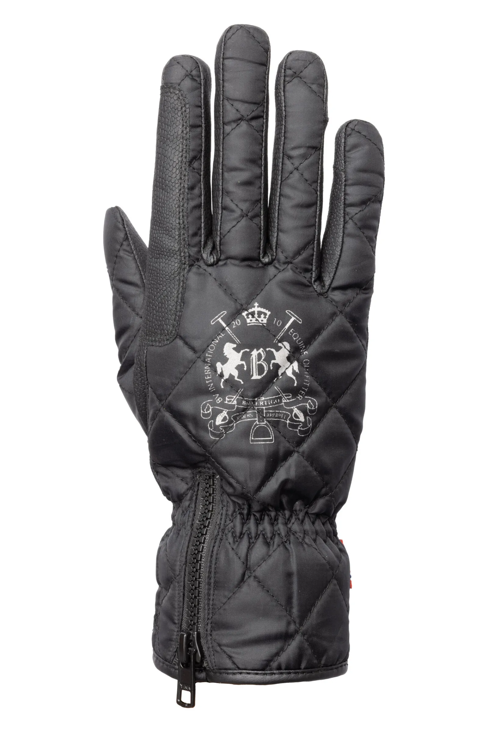 Clearance B Vertigo Onyx Vanntette polstrede ridehansker Vinterhansker Til Ridning