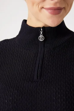 Online B Vertigo Ruth strikket pullover med glidelås Gensere & Fleece