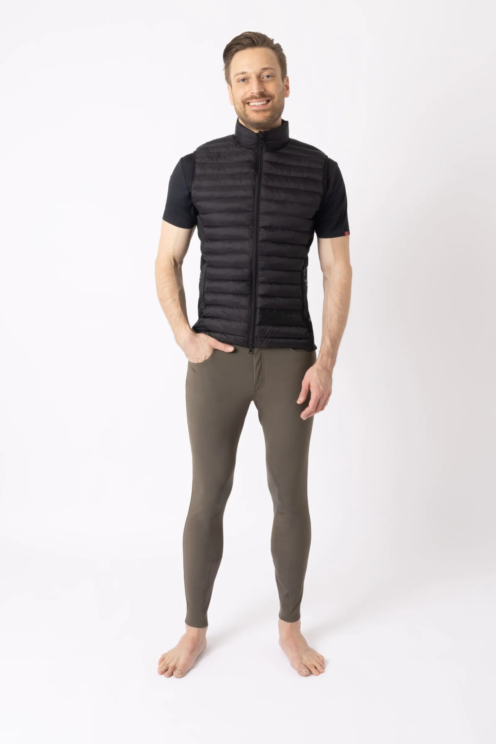 B Vertigo Simon svært lett, fôret ridevest til herre Ridejakker Og Ridevester