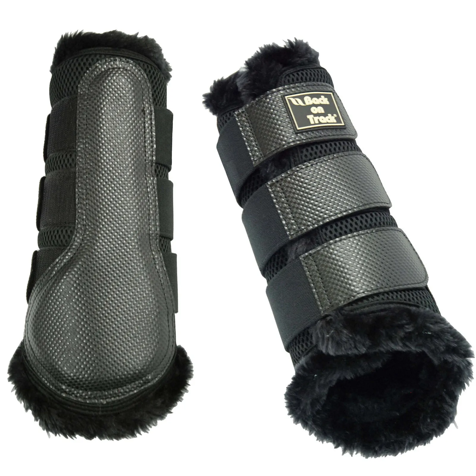 Best Back on Track belegg med 3D nett, m/kunstpels, L-XL Belegg Til Hest