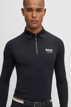 Outlet Elton Signature Stripe Trenings-poloskjorte for menn Rideskjorter