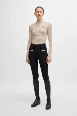 Discount Rachel treningsskjorte Houndstooth Skjorter Og Topper