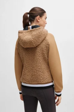 Best Riva Teddy Hybrid Zip hettegenser Gensere & Fleece