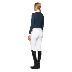 New Cavalleria Toscana Embroidery stevneskjorte med lange ermer for kvinner Skjorter Og Topper