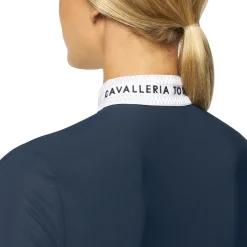 New Cavalleria Toscana Embroidery stevneskjorte med lange ermer for kvinner Skjorter Og Topper