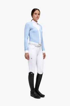 Outlet Cavalleria Toscana Fan Bib stevneskjorte for kvinner Skjorter Og Topper