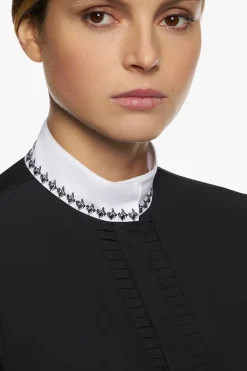 Discount Cavalleria Toscana stevneskjorte med lange ermer og folder for kvinner Skjorter Og Topper