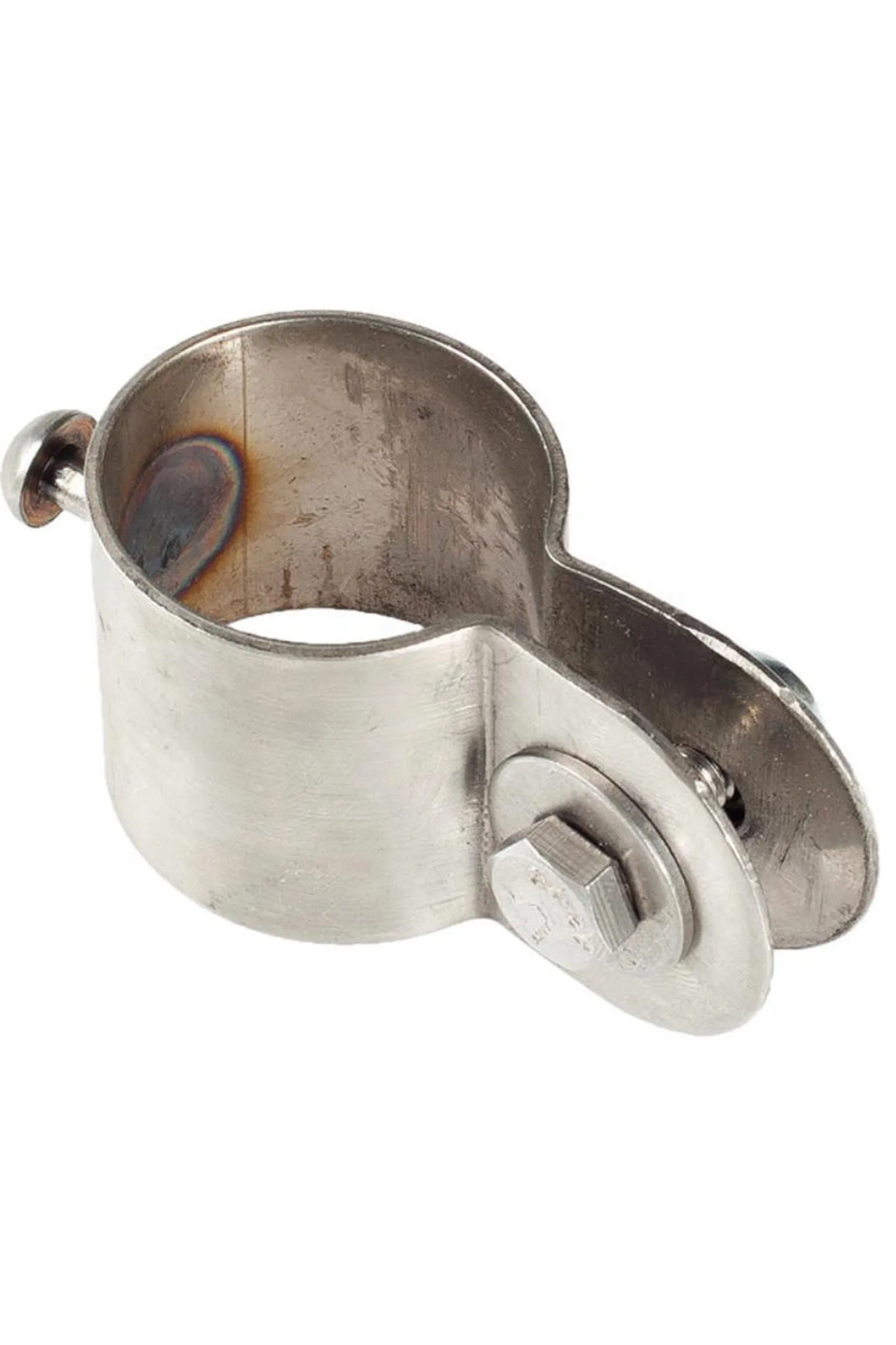 Online klemme med pin for 38mm skaft i rustfritt stål Treningsvogn & Sulky