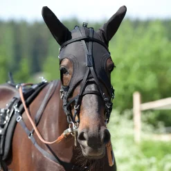 New Pro syntetisk konkurransehette med ører Trav Hodelag & Tilbehør