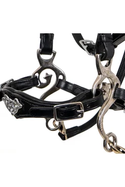 New F.R.A. Freedom Riding Articles Imperial hodelag hackamore med tøyler (system 2) Hodelag & Nesereimer