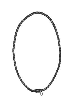 Best F.R.A. Freedom Riding Articles Kripton halsring (system 1) i vevd lær, 15 mm Longeringsliner Og Doble Longeringsliner|Hjelpetøyler Og Longeringssystemer