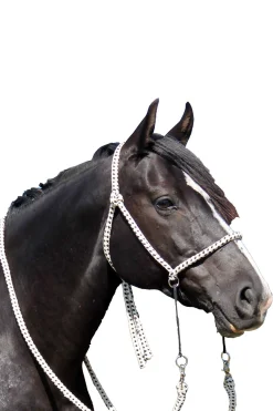 Sale F.R.A. Freedom Riding Articles Nanouk bitless bridle (system 4) bomull med klipstøyler Hodelag & Nesereimer