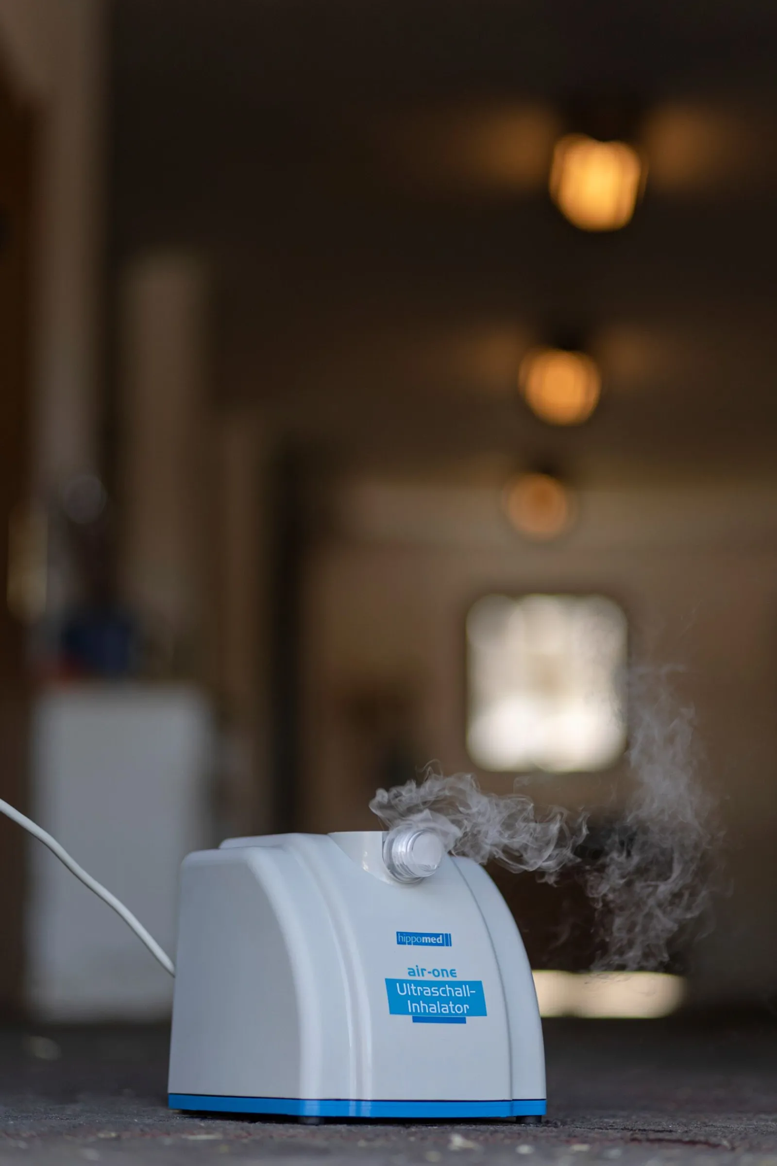 Hot AirOne Ultrasound inhalator med maske, varmblods Tilskudd