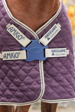 Online Amigo Stable Plus stalldekken med avtakbar halsdel, 200g Stalldekken