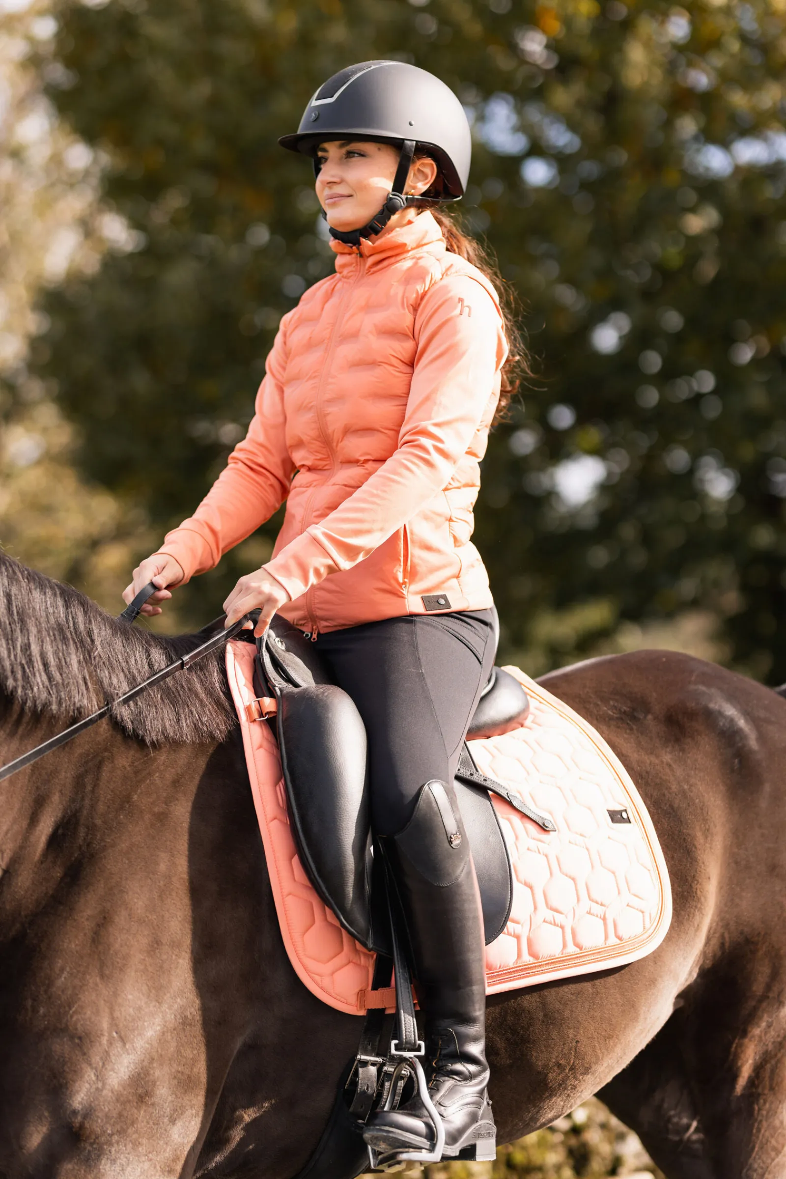 New Adela lettfôret, funksjonell ridevest til dame Jakker Og Frakker