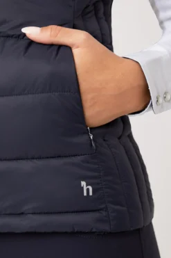 Amber lettfôret klubbvest, dame Jakker Og Frakker