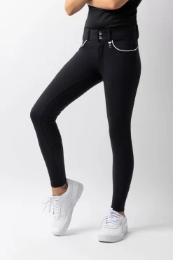 Clearance Aubrey ridebukse, helforsterket med silikon, høyt liv, barn Ridebukser