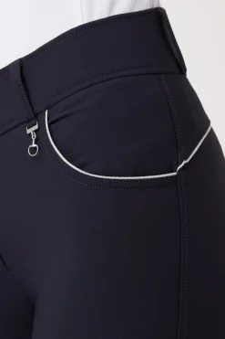 Clearance Aubrey ridebukse med høyt liv og helforsterket med silikon, dame Helforsterkede Ridebukser