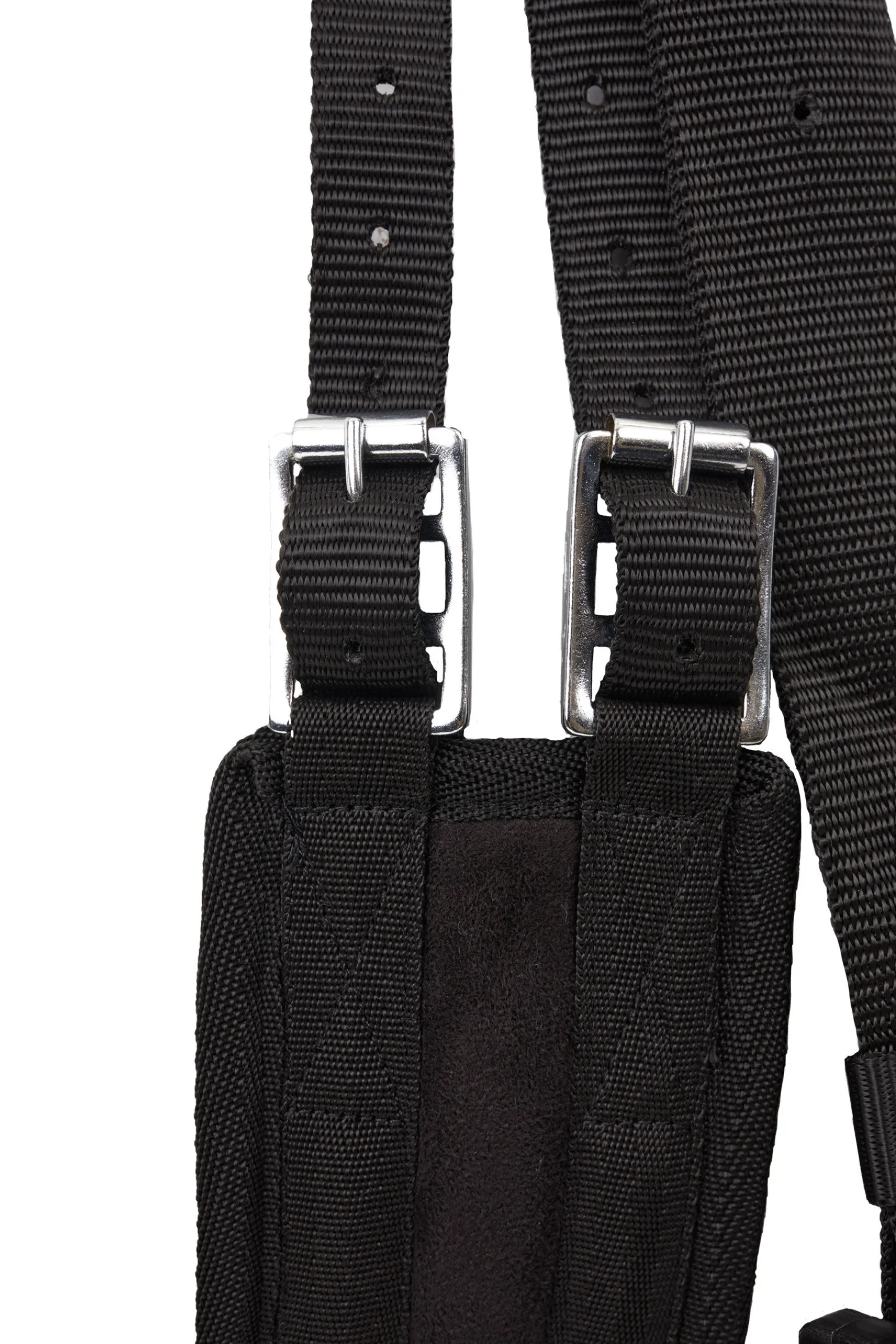 Clearance barbaksal i semsket PU-lær Saler