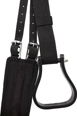 Clearance barbaksal i semsket PU-lær Saler